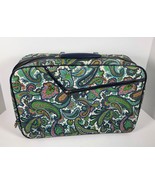 Vintage 60s 70s Groovy Mod Paisley Overnight Bag Kids Suitcase Japan Loc... - £30.95 GBP