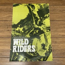 Wild Riders 1971 Vintage Press Kit Movie Poster Original Rare CV JD - $54.45