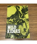 Wild Riders 1971 Vintage Press Kit Movie Poster Original Rare CV JD - $1,000.53 MXN