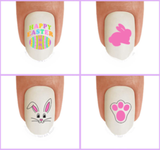 1 Set Happy Easter Egg Basket Bunny Ears Waterslide Nail Decal Transfers... - £4.71 GBP