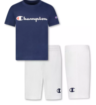 Champion Toddler  Boys Classic Script T-shirt and Shorts, 2 Piece Set si... - $17.77