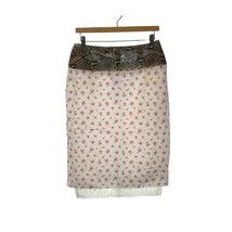 Heartmade by Julie Fagerholt Size Medium Vintage Mixed Media Avant Garde Skirt - £31.76 GBP