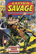 Capt. Savage and His Leatherneck Raiders Comic Book #14 Marvel 1969 VERY GOOD+ - £5.61 GBP