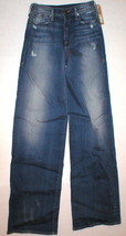 New Womens True Religion Brand Jeans NWT 24 High Rise Ava Wide Leg Designer Tall - £306.72 GBP