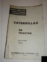 Caterpillar Cat Diesel D8 Tractor Operation Maintenance Manual Book - £14.04 GBP