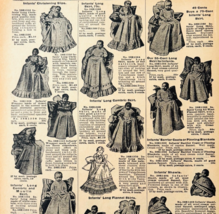 1901 Infant Skirts Gown Reproduction Advertisement Sears Fashion Clothin... - $10.00