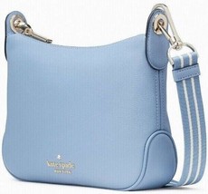 NWB Kate Spade Rosie Crossbody Dusty Blue Leather WKR00630 $349 MSRP Gift Bag FS - £115.36 GBP