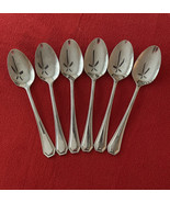 6 Oval Spoons Beacon Hill International Silver Stainless Outlined - €25,39 EUR
