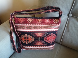 Handmade Shoulder Bag, Armenian Handbag, Ethnic Bag, Cross Body Bag, Car... - $38.00