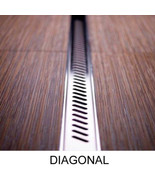 QUICKDRAIN USA DIAGONAL68-P DRAIN STRAINER DIAGONAL 68&quot; LONG - POLISHED ... - $339.57 CAD