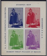 1937 &quot;N.J. Philatelic Federation Exposition&quot; Cinderella / Poster Stamp M... - $12.24 CAD