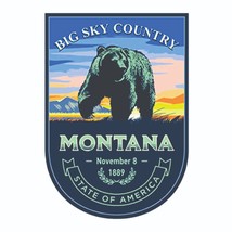 Big Sky Country Montana Decal Bumper Sticker - £2.86 GBP