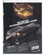 1982 Datsun 280-ZX Print Ad Automobile car 8.5&quot; x 11&quot; - €17,33 EUR