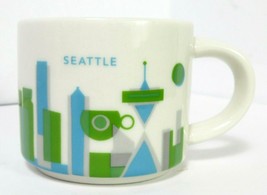Starbucks Seattle You Are Here YAH Series 2 oz Espresso Cup Mug Ornament 2013 - £23.73 GBP