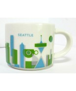 Starbucks Seattle You Are Here YAH Series 2 oz Espresso Cup Mug Ornament... - £23.87 GBP