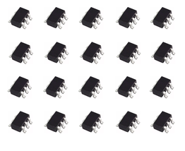 20Pcs Pack Lot SOT23-6 6 Pins SMD Chip SOT-23-6 Miniature Small Nano DW0... - $218.49 MXN