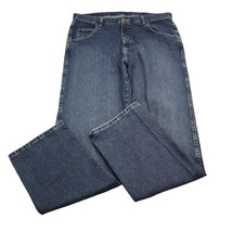 Wrangler Jeans Mens 38 x 36 Blue Pant Denim Western Cowboy Workwear Comf... - £19.45 GBP