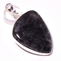 Black Rutile Gemstone Black Friday Gift Pendant Jewelry 2.10&quot; SA 2090 - £3.15 GBP