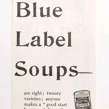 Curtice Brothers Blue Label Soups 1899 Advertisement Victorian Foods DWNN13 - $19.99
