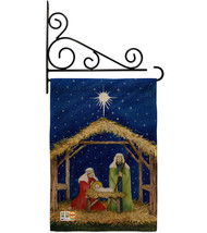 Nativity of Jesus Burlap - Impressions Decorative Metal Fansy Wall Bracket Garde - £27.09 GBP