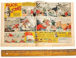 Buck Jones Club Grapenuts Cereal / Radio Premium Newspaper Ad (Circa 1937) - $37.03