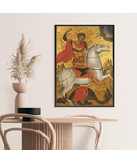 Saint George and the Dragon, Wall Art, Byzantine iconography, Poster and... - £9.50 GBP+
