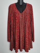 Show Me Your Mumu S Small Womens Red Hutton Stripe Bryce Mini Dress Long... - $29.99