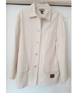 Ralph Lauren Outdoor Clothing Twill Cotton Jacket Coat Cream Women’s Large - £43.28 GBP
