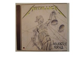 Metallica Poster And Justice For All Statue Promo - $26.99