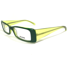 Miu Eyeglasses Frames VMU04B 4BZ-1O1 Green Clear Rectangular 50-16-135 - £96.91 GBP