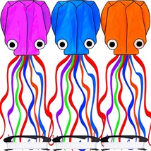 Kite, 3 Pack Kites For Kids Easy To Fly, Kites For Adults, Giant Octopus Kite Fo - £30.83 GBP
