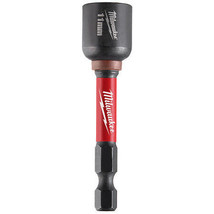 Milwaukee Tool 49-66-4611 11Mm X 2-9/16 In. Shockwave Impact Duty Magnetic Nut - £16.77 GBP
