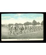 Vintage Postcard US Military Arriving At Camp Douglas Wisconsin Army WWI - $236.25 MXN
