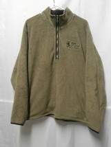 Cutter &amp; Buck Men&#39;s Fleece 1/2 Zip Long Sleeve Pullover, OLIVE; Size Large - £15.49 GBP