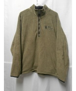 Cutter &amp; Buck Men&#39;s Fleece 1/2 Zip Long Sleeve Pullover, OLIVE; Size Large - £15.85 GBP