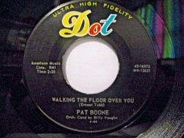 Pat Boone-Walking The Floor Over You / Spring Rain-45rpm-1960-VG++ - £4.74 GBP