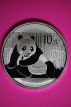 2015 Gem BU China Panda 1 OZ 999 Silver Same Coin In Pics Proof Like Capsule 49 - £43.70 GBP