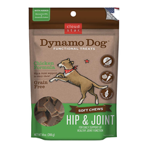 Cloud Star Dynamo Dog Hip and Joint Soft Chews Chicken Formula Dog Treats, 14oz. - £17.36 GBP
