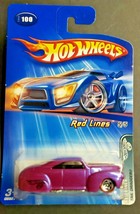 2005 - Red Line Tail Dragger Hot Wheels Purple 100 5 of 5  W7 - £11.71 GBP