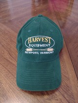 Harvest Equipment NEWPORT VERMONT John Deere Dealer Hat Green Embroidered - £14.78 GBP