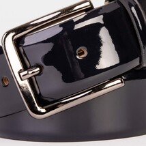 The Dodoma Navy Patent Leather Belt image 4