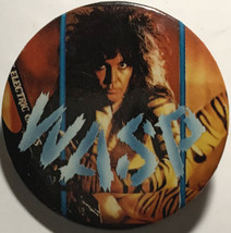 1986 Licensed W.A.S.P. Pinback Button from &quot;Button-Up&quot; - £6.15 GBP