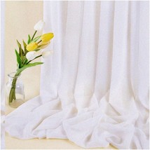 ChicChiffon: 5 Yards of Elegant Sheer Backdrop Panels - Per - $56.42