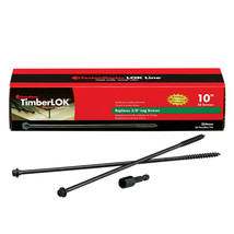 FastenMaster FMTLOK10-50A TimberLOK Steel E-Coat Hex Wood Screws 10&quot; 50-... - $49.49