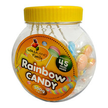 Lolliland Rainbow Candy Jar 500g - $31.50