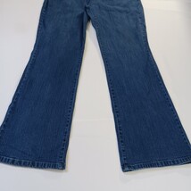 Smith's High Rise Bootcut Women's Size 16 Blue Denim Jeans Measured (34x30) image 10