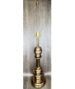 Vintage Stiffel Solid Brass Column Table 38&quot; Lamp Heavy Hollywood Regenc... - €128,98 EUR