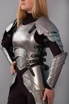 Medieval &quot;Queen of the Elven&quot; Half Armor Female Cuirass Armor Halloween ... - £204.25 GBP