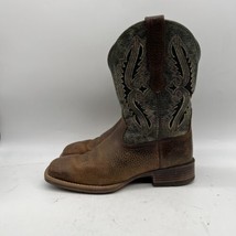 Ariat Rowder Venttek Tooled Square Toe - Men&#39;s Brown Cowboy Casual Boot 8 D - £124.04 GBP