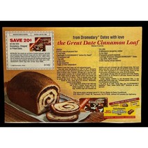 Fleischmann&#39;s Yeast Vintage Print Ad 1988 Great Date Cinnamon Loaf Recipe - $8.98
